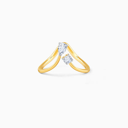 Gold Ruva Toi Moi Lab Grown Diamond Ring