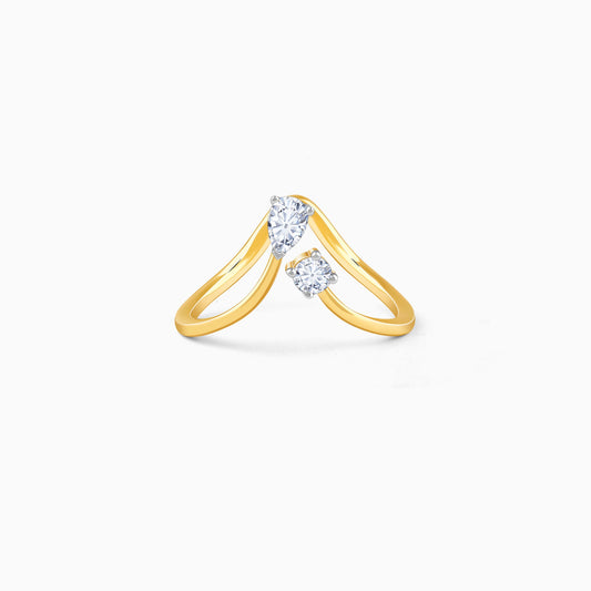 Gold Ruva Toi Moi Lab Grown Diamond Ring