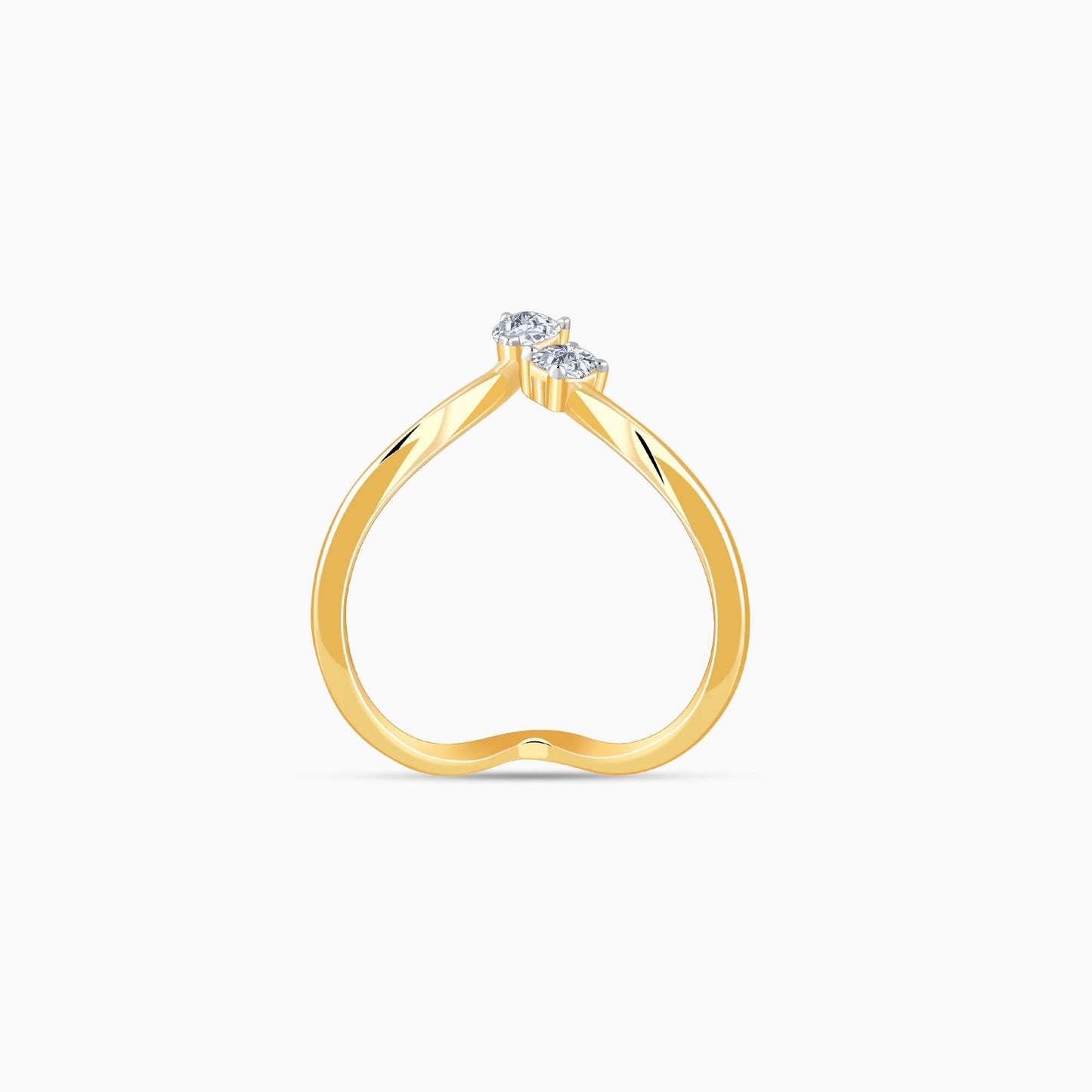 Gold Ruva Toi Moi Lab Grown Diamond Ring