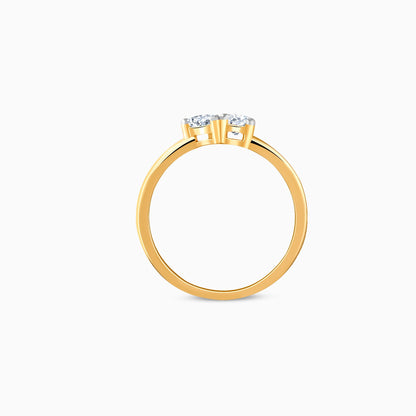 Gold Heartline Lab Grown Diamond Ring