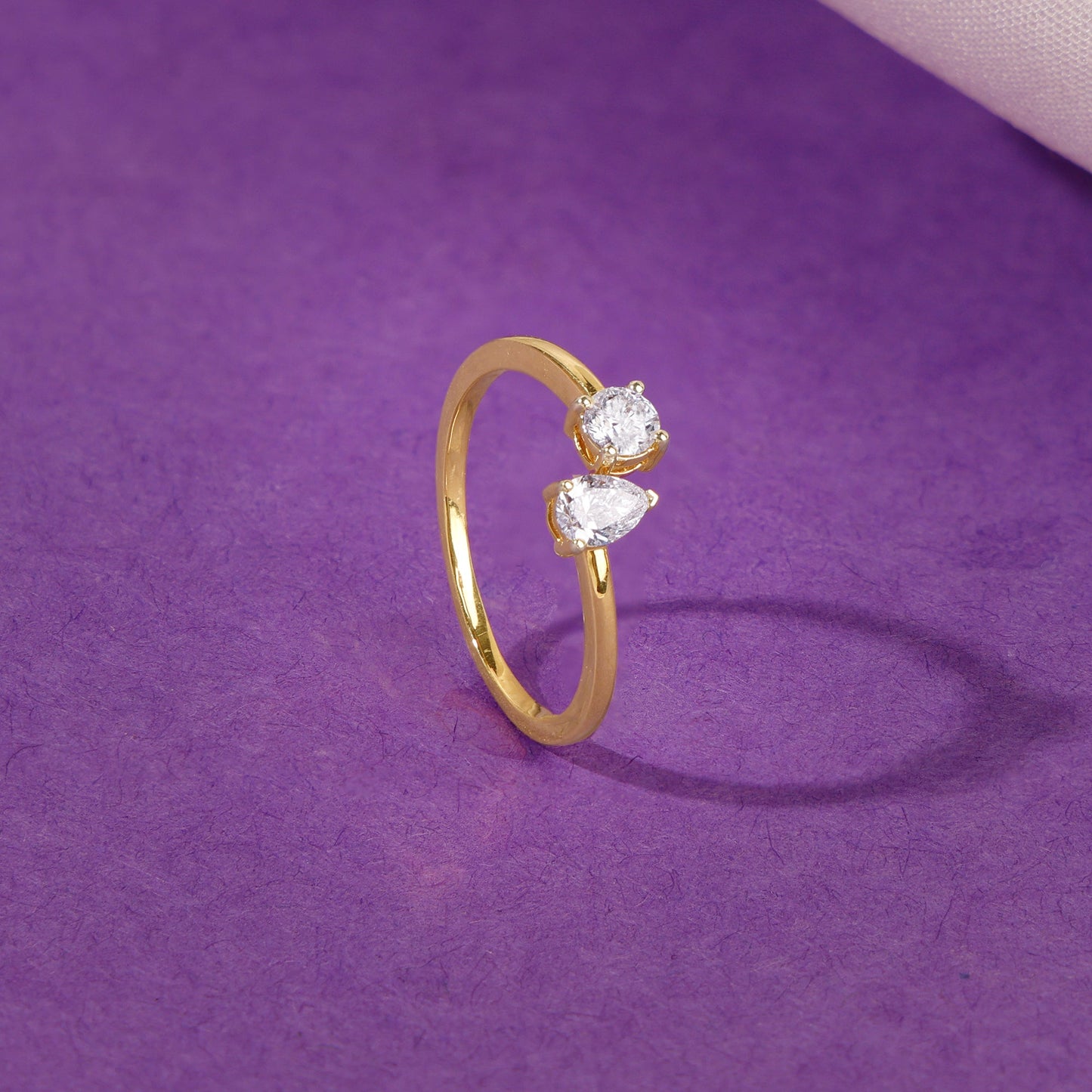 Gold Bonded Souls Lab Grown Diamond Ring