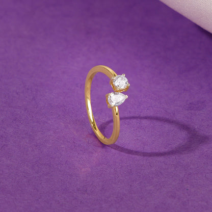 Gold Bonded Souls Lab Grown Diamond Ring