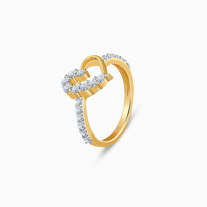 Gold Heartlight Lab Grown Diamond Ring