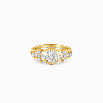 Gold Bloom Lab Grown Diamond Ring