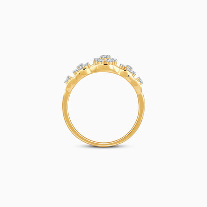 Gold Bloom Lab Grown Diamond Ring
