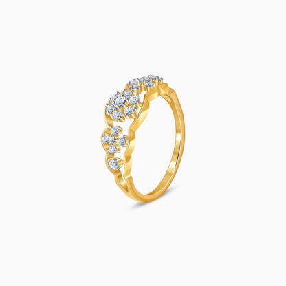 Gold Bloom Lab Grown Diamond Ring