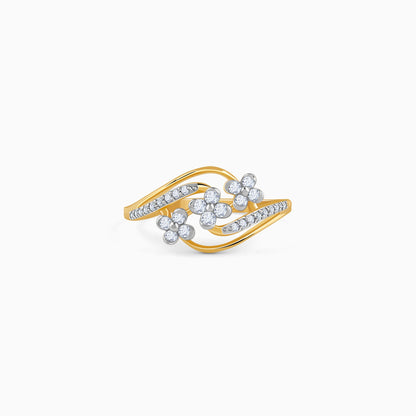 Gold Bloom Lab Grown Diamond Ring