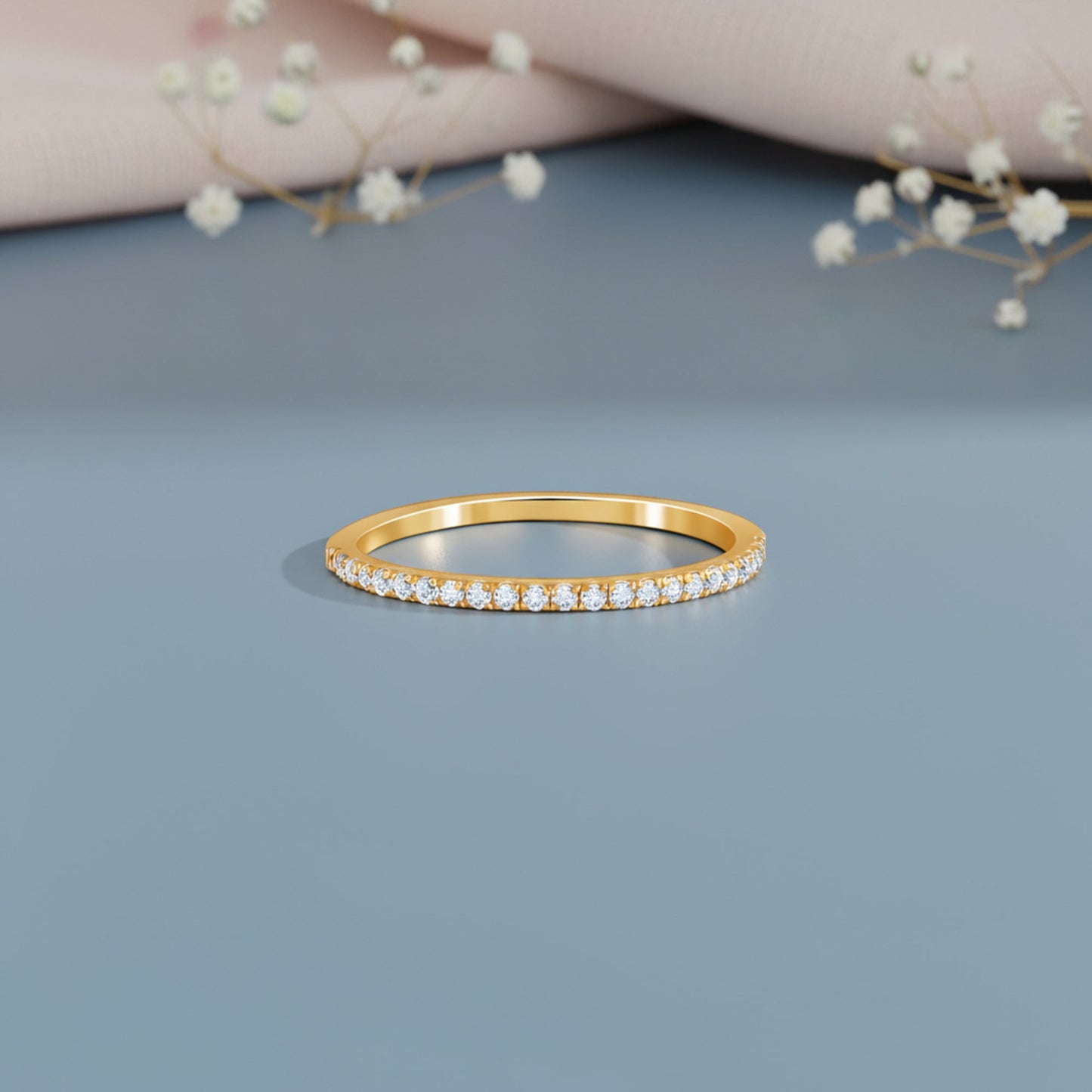 Gold Glowy Spark Lab Grown Diamond Ring