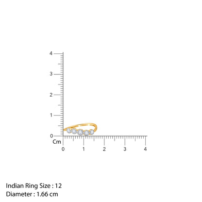 Gold Classic Bezel Lab Grown Diamond Ring