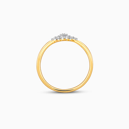 Gold Dangling Diamond Ring