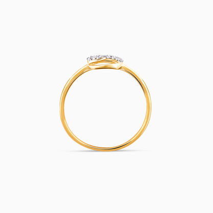 Gold Cirque Diamond Ring