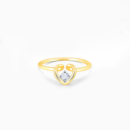 Gold Symphony Of Love Diamond Ring