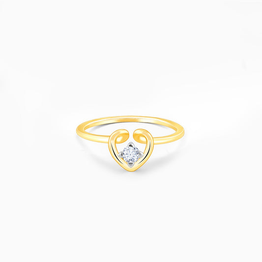 Gold Symphony Of Love Diamond Ring