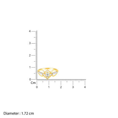 Gold Majestic Elegance Diamond Ring