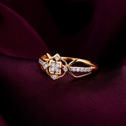 Gold Majestic Elegance Diamond Ring