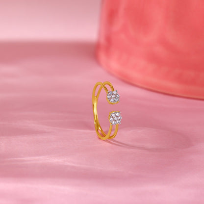 Gold Shared Journey Diamond Ring