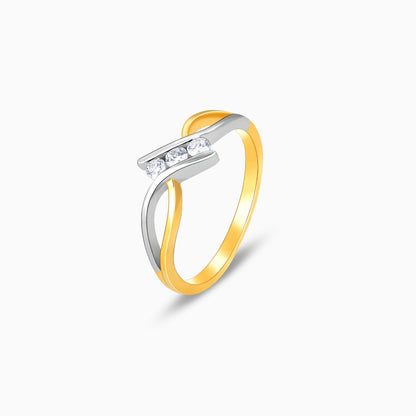 Gold Delicate Whispers Diamond Ring
