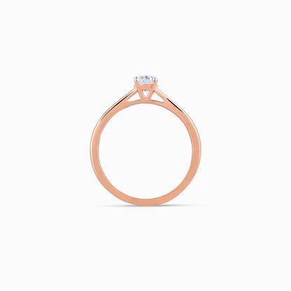 Rose Gold Sparkling Her Lab Grown Diamond Ring