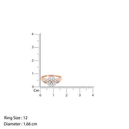 Rose Gold Nivara Diamond Ring