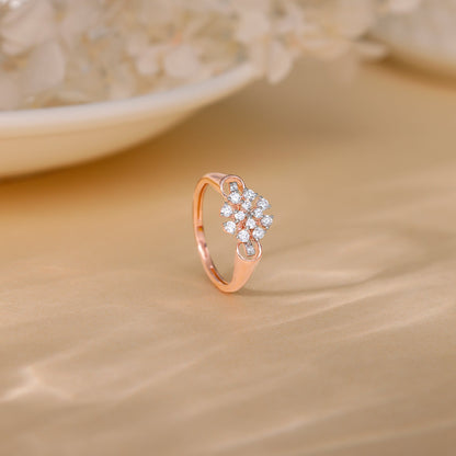 Rose Gold Nivara Diamond Ring
