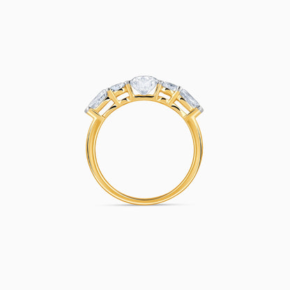 Gold Diva Solitaire Diamond Ring