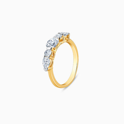 Gold Diva Solitaire Diamond Ring