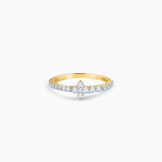 Gold My Forever Tiara Lab Grown Diamond Ring