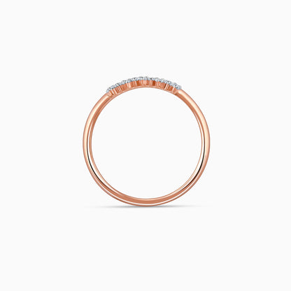 Rose Gold Bunch of Grace Diamond Ring