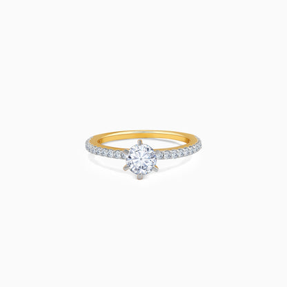 Gold Everlight Solitaire Lab Grown Diamond Ring