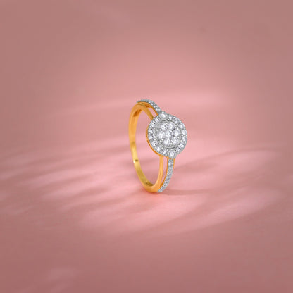 Gold Epireal Lab Grown Diamond Ring