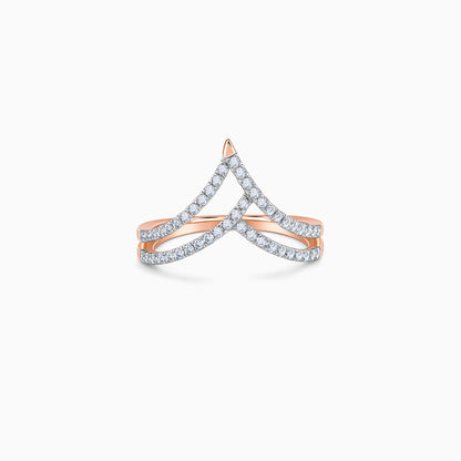 Rose Gold Virtue Lab Grown Diamond Vanki Ring