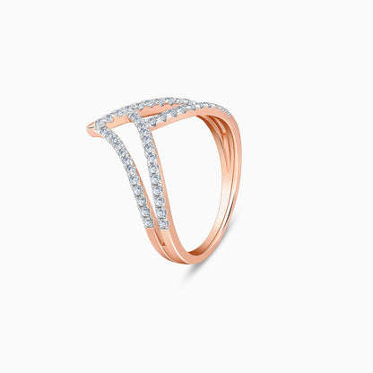 Rose Gold Virtue Lab Grown Diamond Vanki Ring
