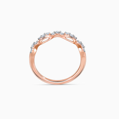 Rose Gold Blissful Love Lab Grown Diamond Ring