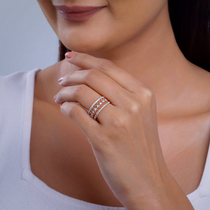 Rose Gold Swoon-worthy Lab Grown Diamond Ring