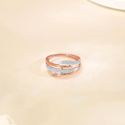 Rose Gold Ethereal Enigma Lab Grown Diamond Ring