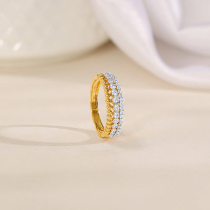 Gold Forever Glint Lab Grown Diamond Ring