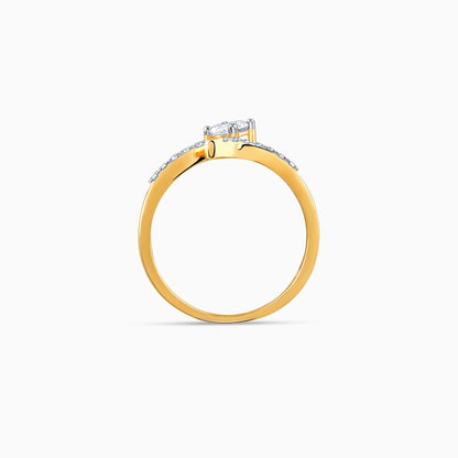 Gold Selene Lab Grown Diamond Solitaire Ring