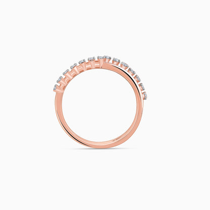 Rose Gold Twine of Grace Lab Grown Diamond Ring