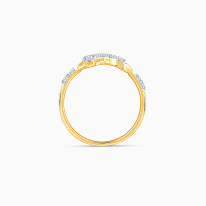 Gold Bella Infinity Lab Grown Diamond Ring
