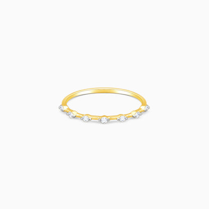 Gold Seven-Star Diamond Ring