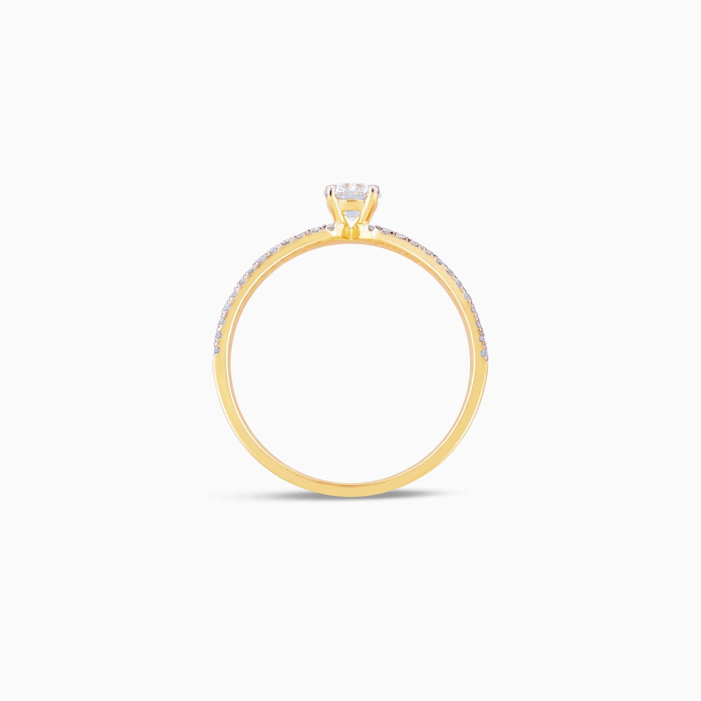 Gold Alluring Beauty Diamond Ring