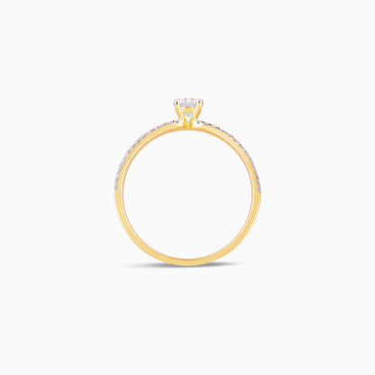 Gold Alluring Beauty Diamond Ring