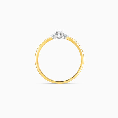 Gold Crowning Cosmos Diamond Ring