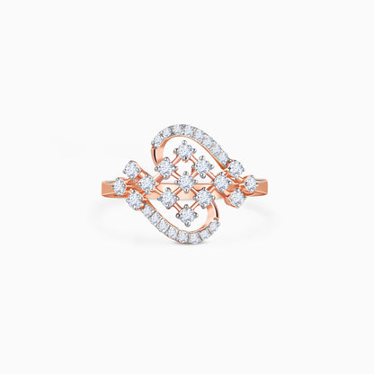 Rose Gold Heartfelt Spark Lab Grown Diamond Ring