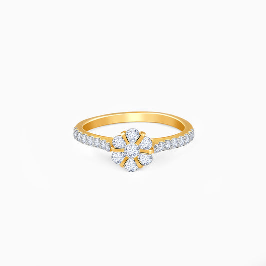 Gold Blossom Radiance Diamond Ring