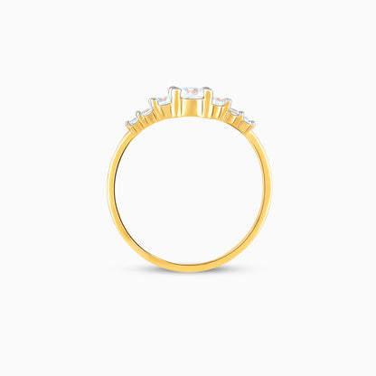 Gold Magnificent Sparkles Diamond Ring
