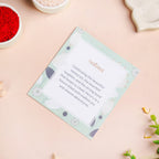 Botanic Bloom And Crystal Charm Rakhi Set of 2