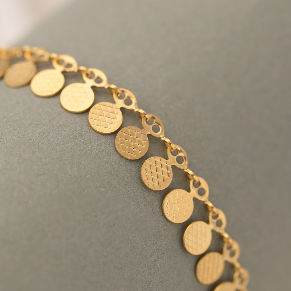 Gilded Charm Bracelet