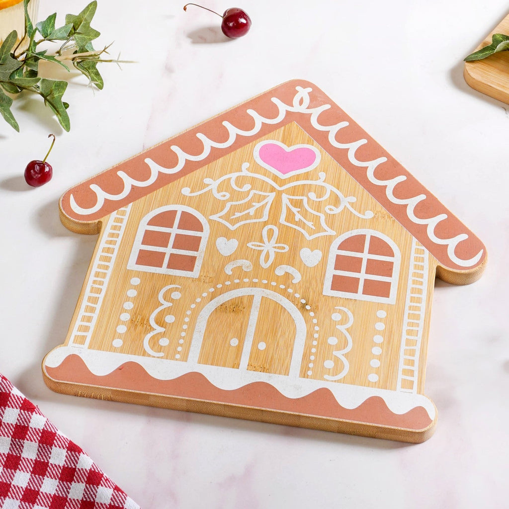 Ginger Bread House Serving Platter 12 Inch