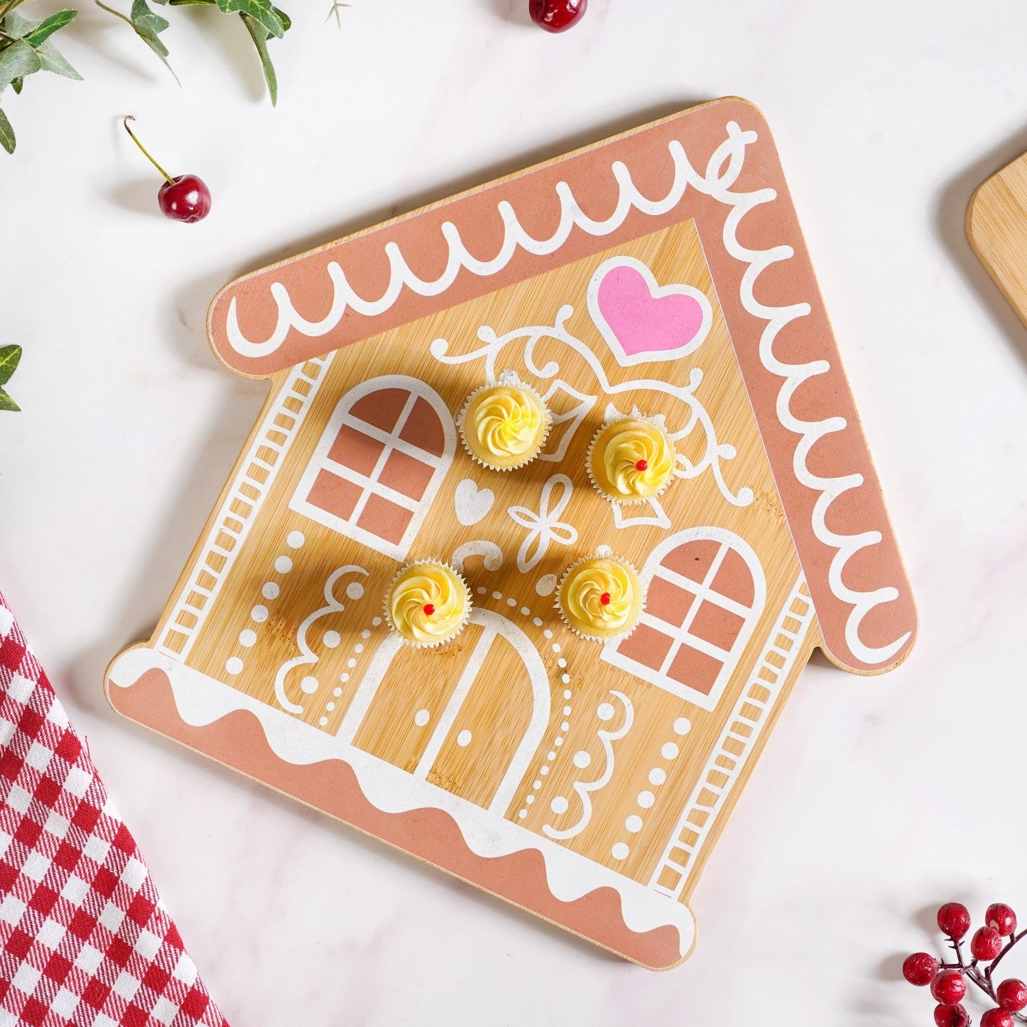 Ginger Bread House Serving Platter 12 Inch